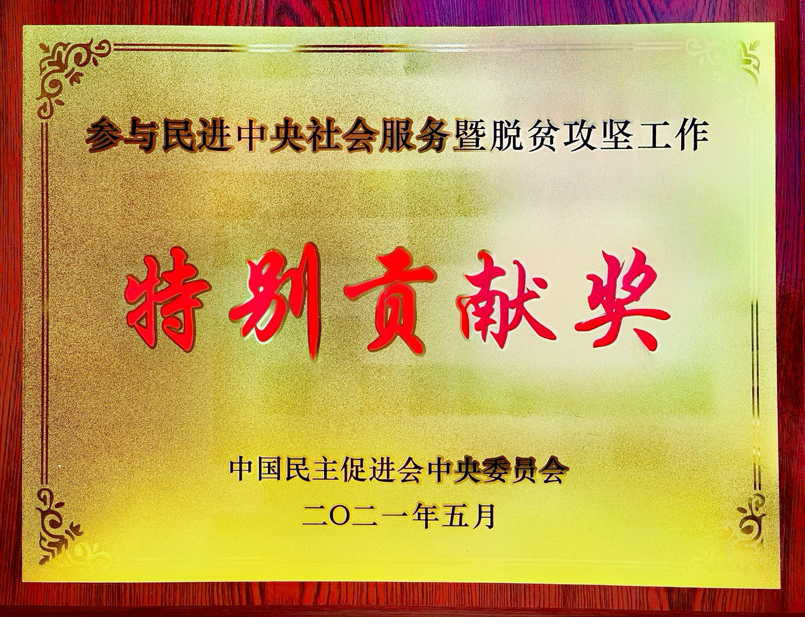 xc sports股份荣获参加民进中央社会服务暨脱贫攻坚工作出格贡献奖.jpg